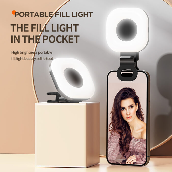 Selfie stick fill light Selfie stick fill light